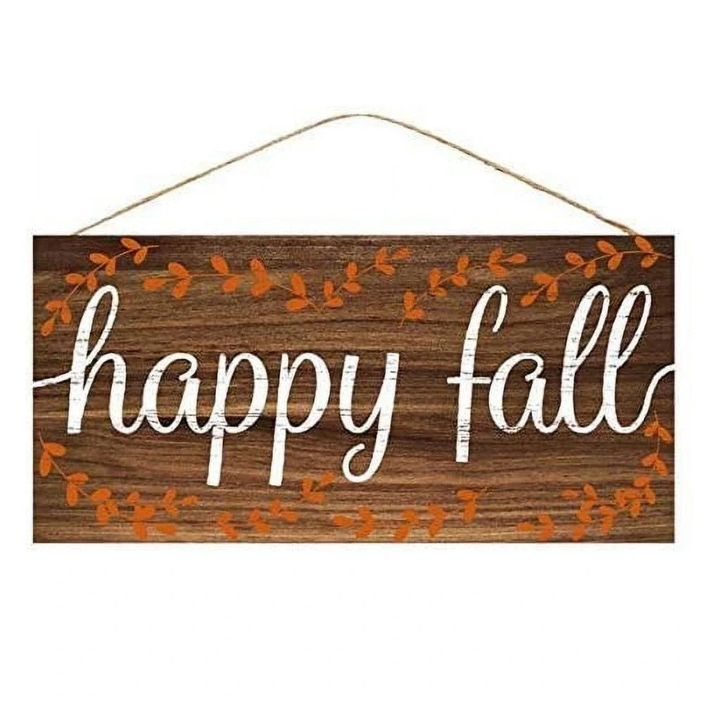 NEW Happy Fall Sign Wooden 12.5